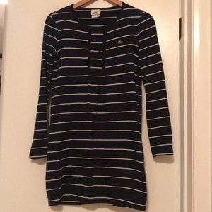 Lacoste Long sleeved tee shirt dress